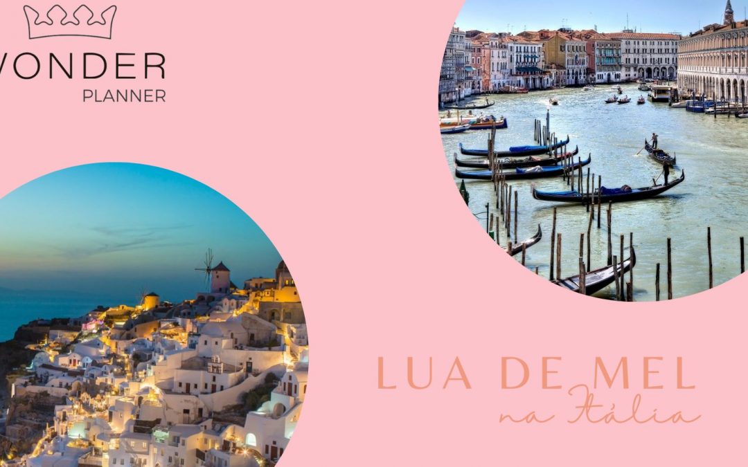 Lua de mel na romântica Itália